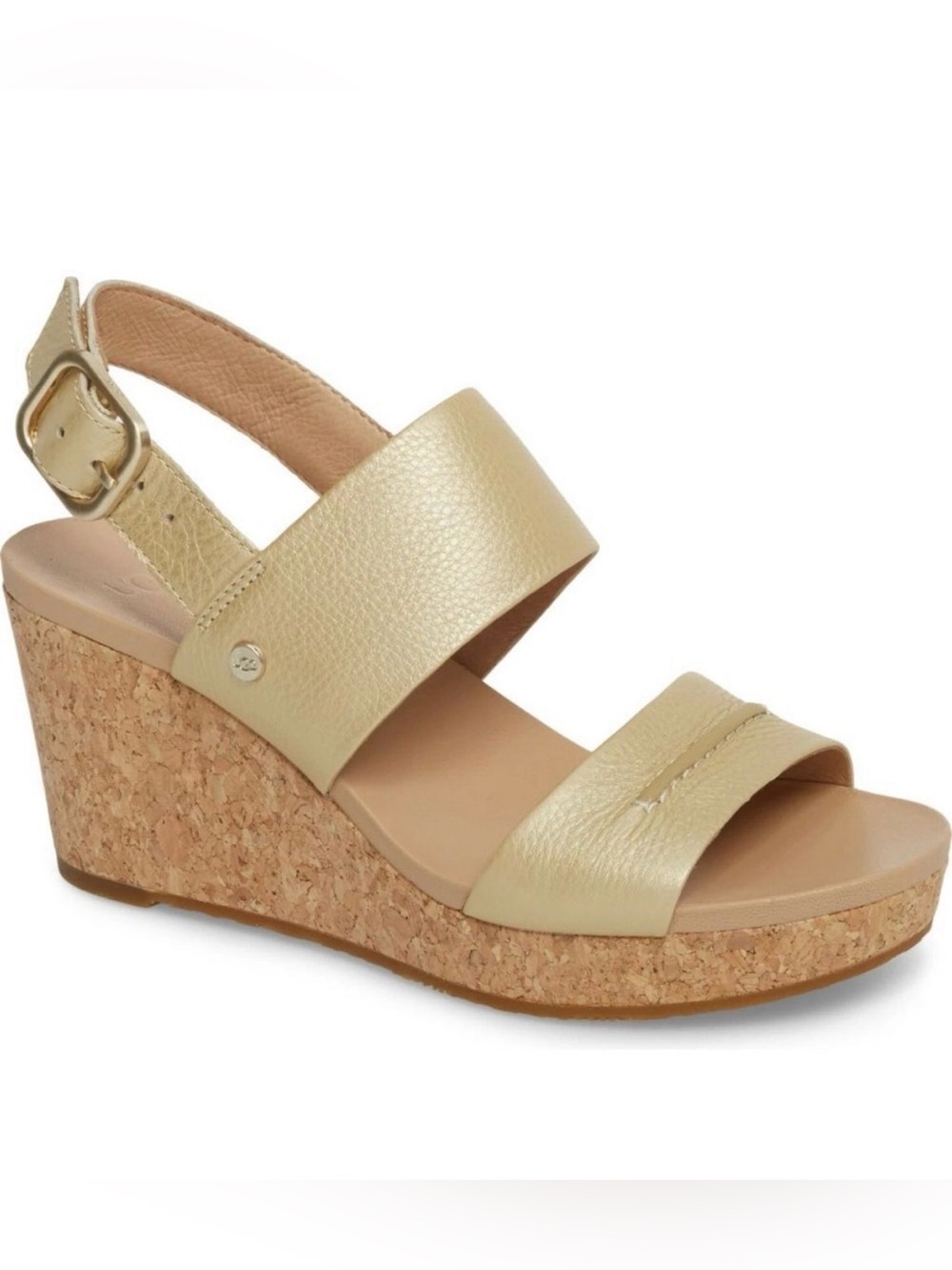 UGG Elena II metallic wedge size 6.5